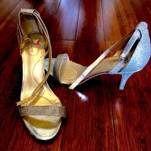 Silver starkly heels